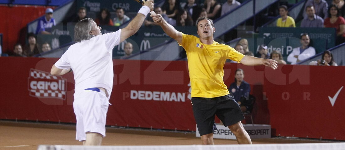 Spectacol total cu John McEnroe, Ilie Năstase, Mansour Bahrami şi Andrei Pavel